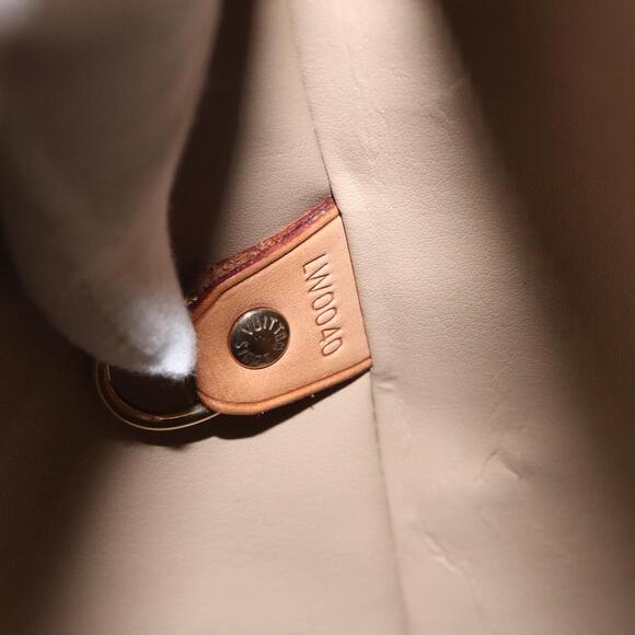 LOUIS VUITTON Monogram Vernis Houston Hand Bag Beige M91004 - Picture 12 of 16